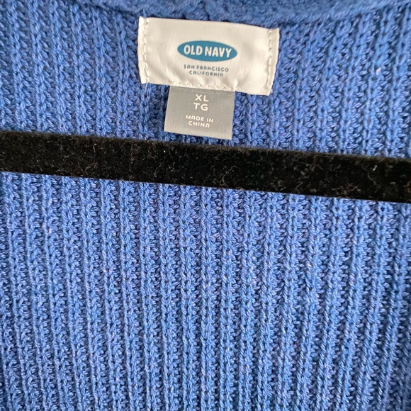 Old Navy Blue Knit Cardigan - Size XL - Picture 2 of 2